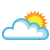 It is forcast to be Partly Cloudy at 11:00 PM SAST on November 15, 2025