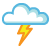 It is forcast to be Thunderstorm at 11:00 PM SAST on November 12, 2025